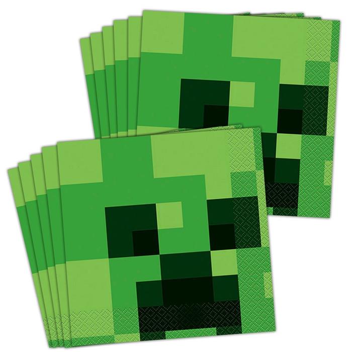 Minecraft Temalı Peçete 20'li