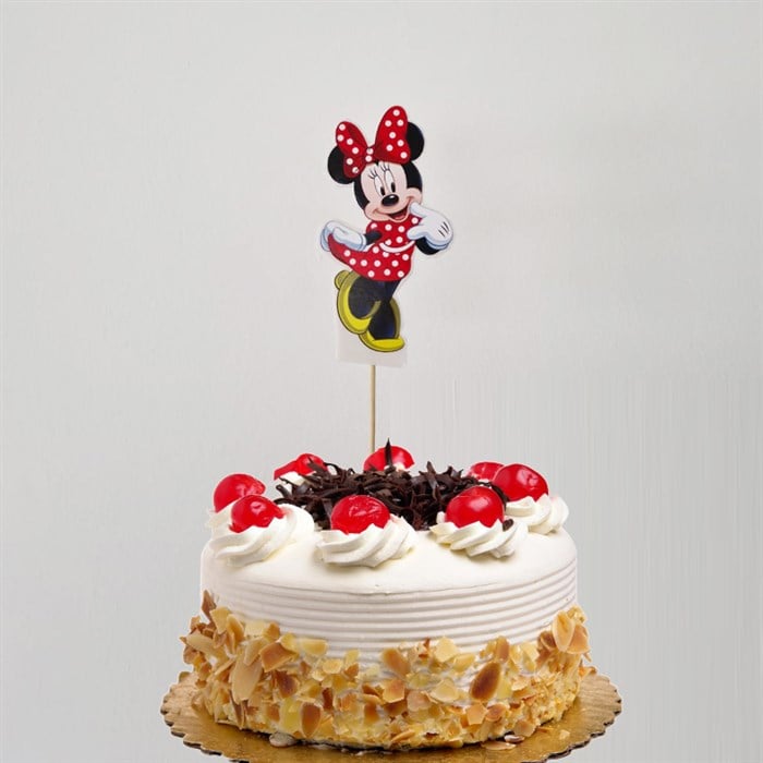 Minnie Mouse Çubuklu Maket Süs