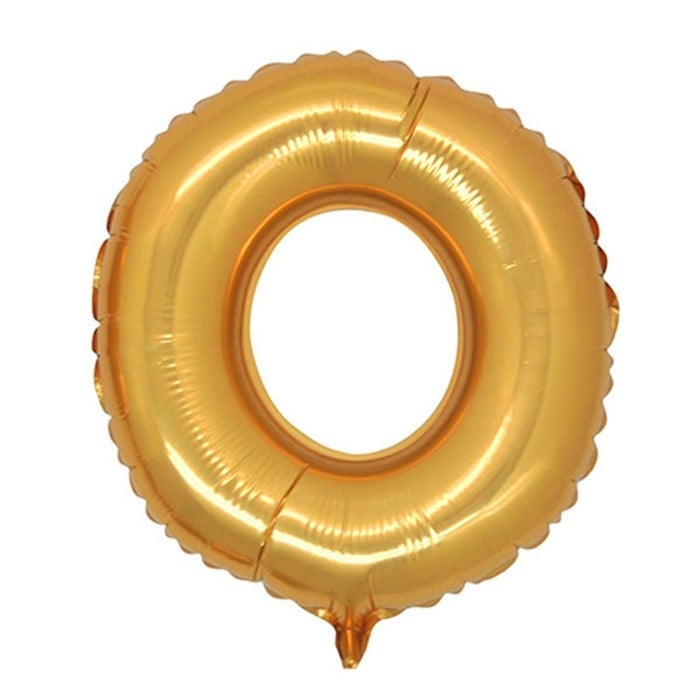 O Harfi Gold Folyo Balon 1 Metre