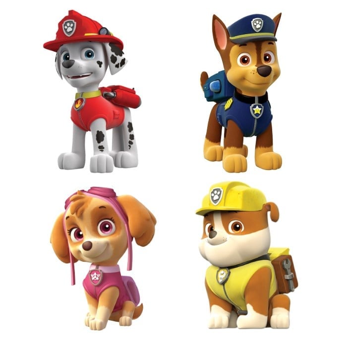 Paw Patrol Karakterleri Sticker Seti
