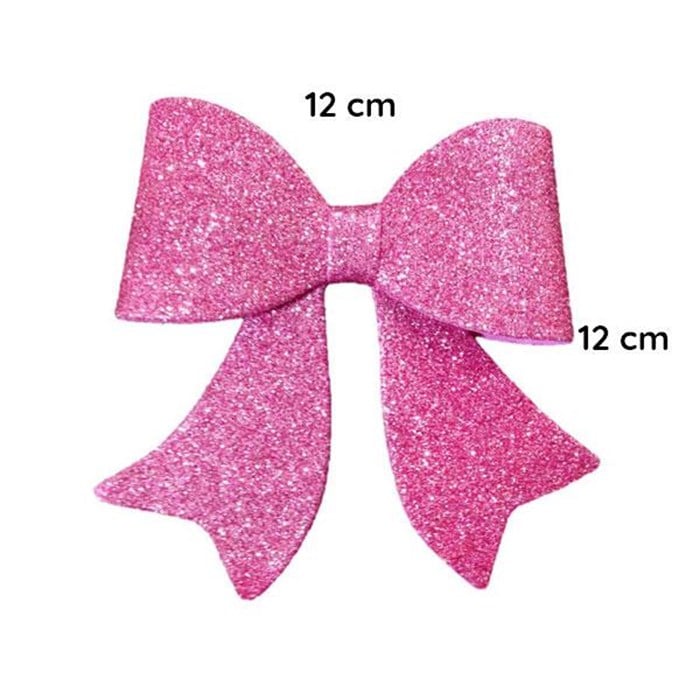 Pembe Renk Simli Fiyonk - 12 cm