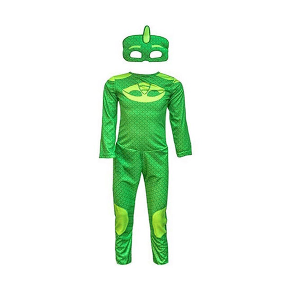 PJ Mask Kertenkele Temalı Pelerinli Maskeli Kostüm