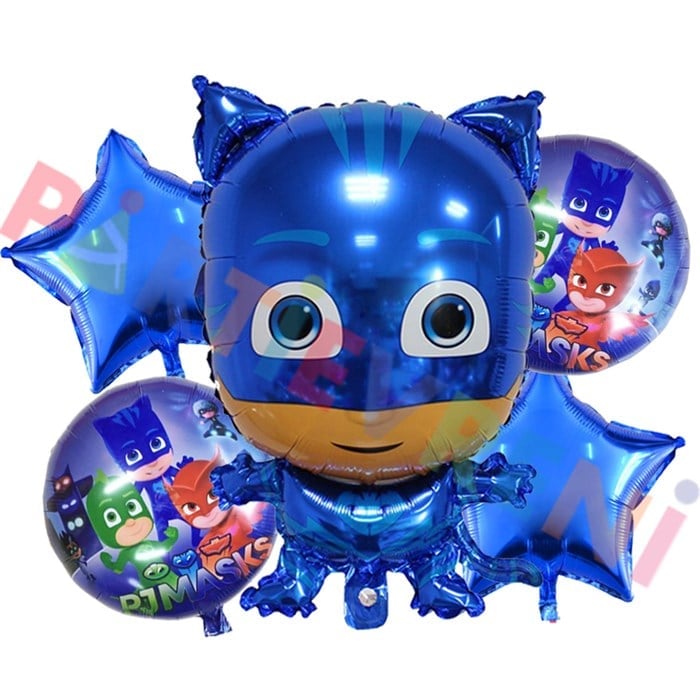 PJ Masks Kedi Çocuk Folyo Balon Seti 5 adet