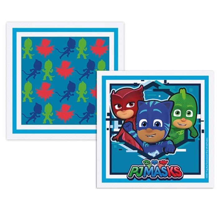 PJ Masks Pijamaskeliler Doğum Günü Peçete 16 Adet