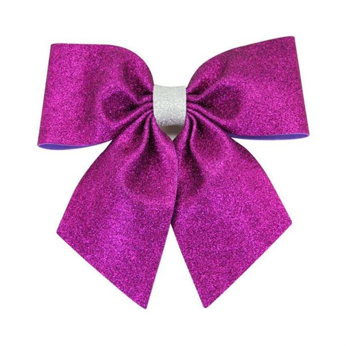 Simli Eva Fuşya Fiyonk - 24 cm