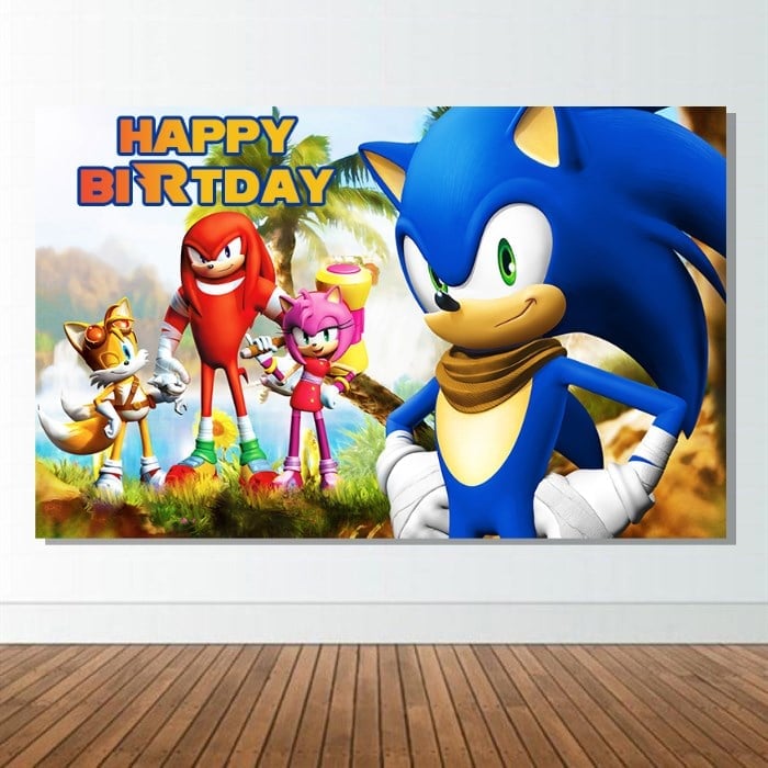 Sonic Konsepti Branda Afiş - 2 Boy Seçenekli