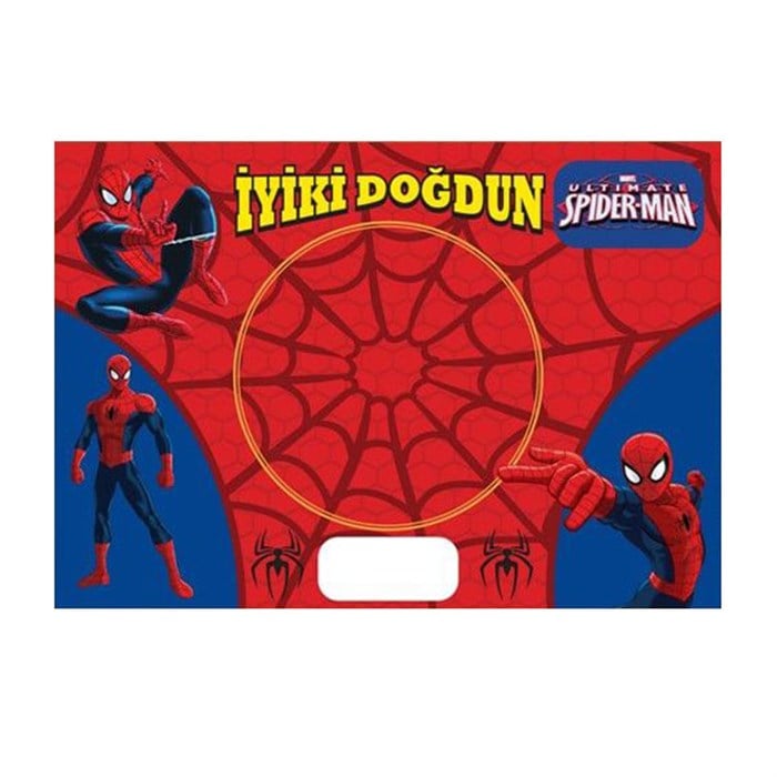 Spiderman Doğum Günü Amerikan Servisi 8'li