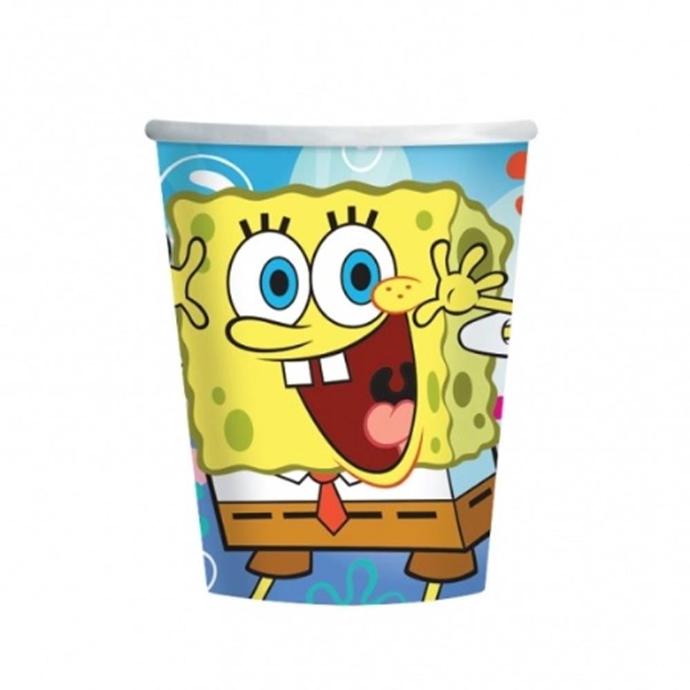 Sünger Bob Konsepti Bardak 8'li