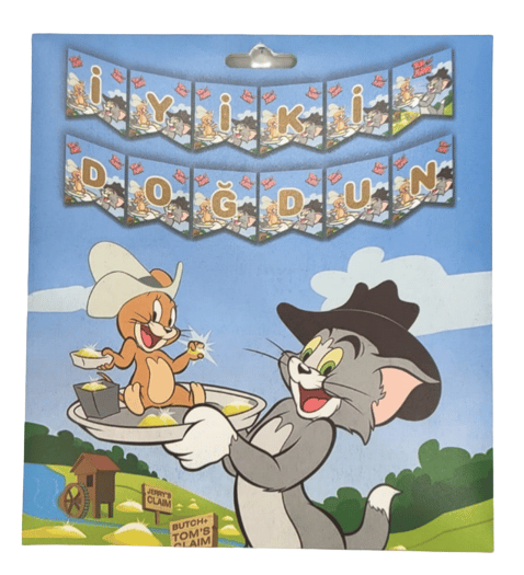 Tom ve Jerry İyi ki Doğdun Banner Afiş