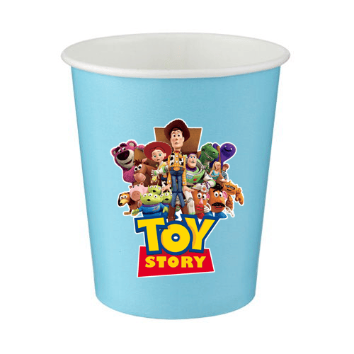 Toy Story Temalı Mavi Bardak 5 Adet