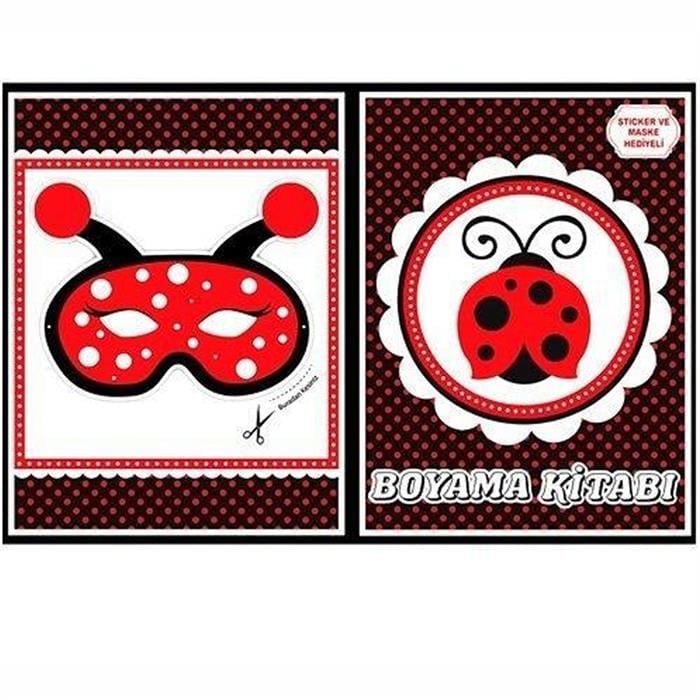 Uğur Böceği Boyama Kitabı (Sticker+Maskeli)