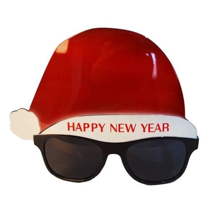 Yılbaşı Partisi Happy New Year Şapkalı Gözlük