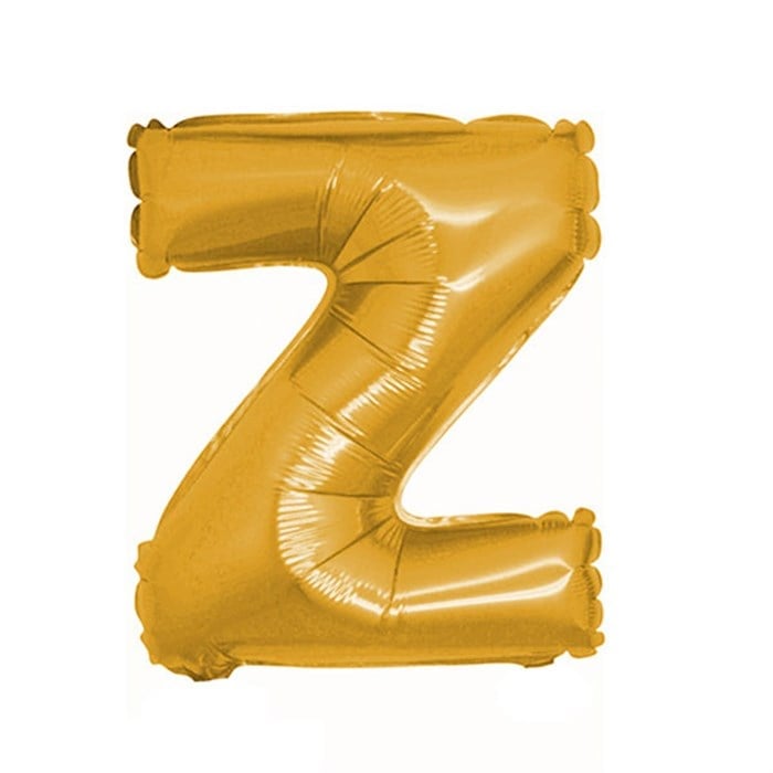 Z Harfi Gold Folyo Balon 1 Metre