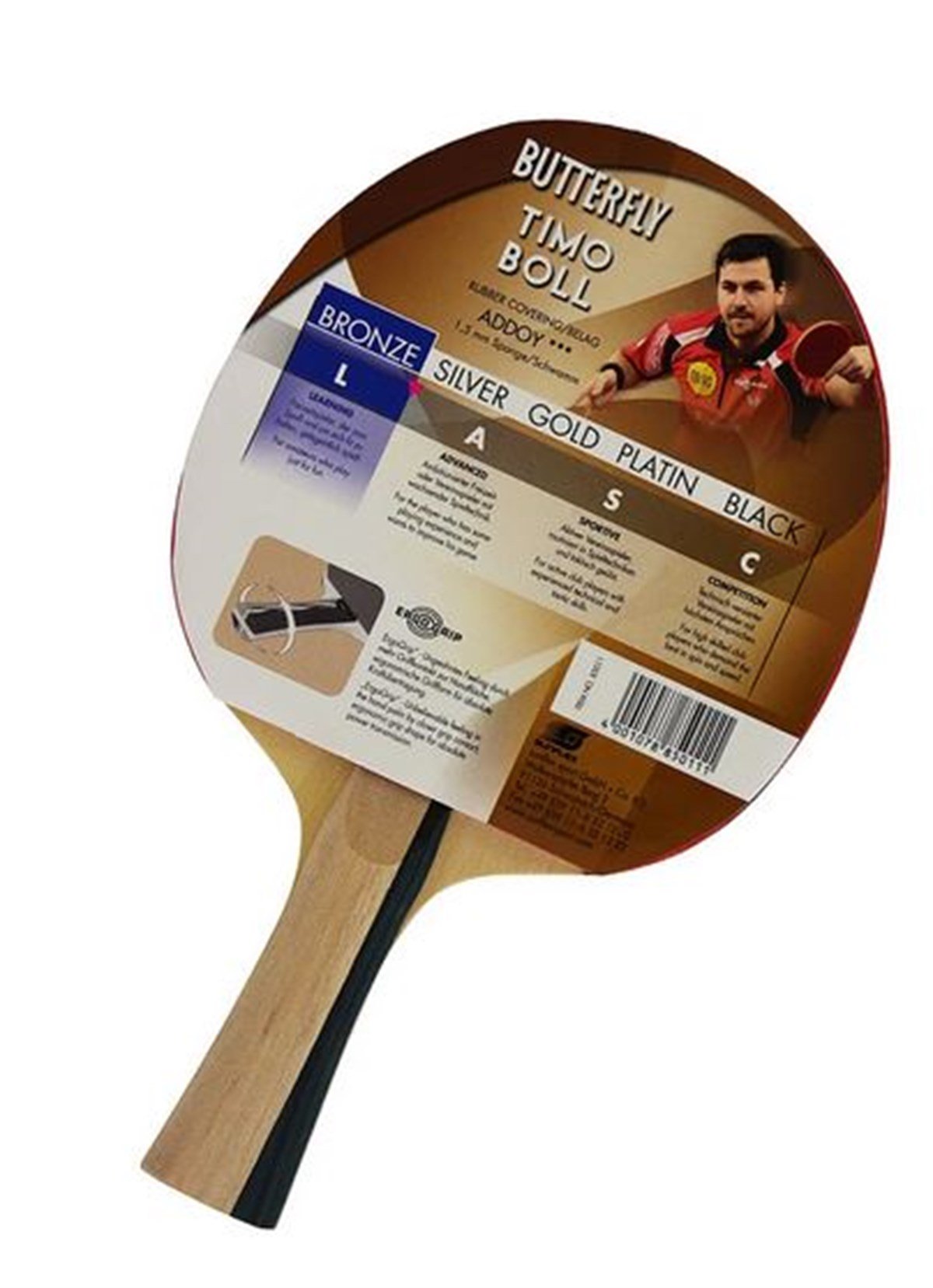 BUTTERFLY85011-0000MASA TENİSİ RAKETİ-BRONZE