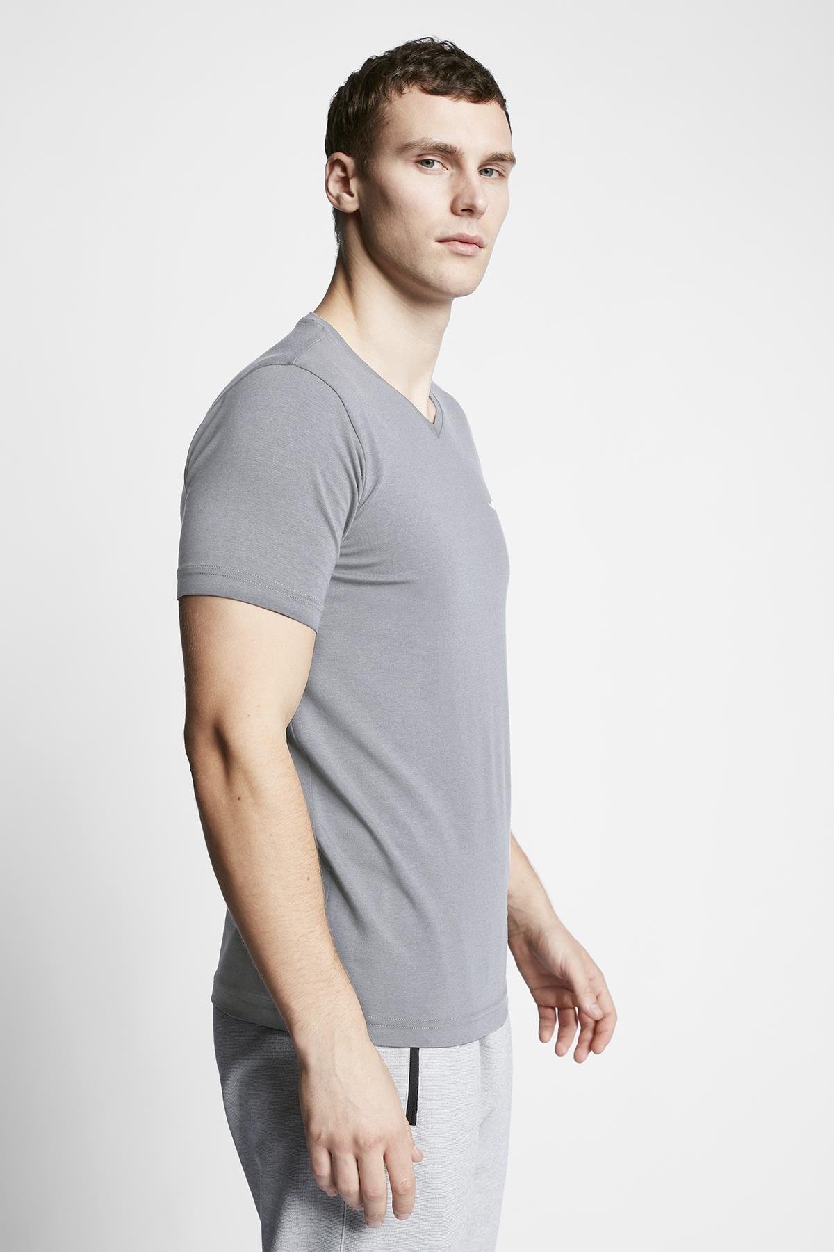 LESCON23BTEB001246-2687LESCON 23S-1246-23B KISA KOL TSHIRT