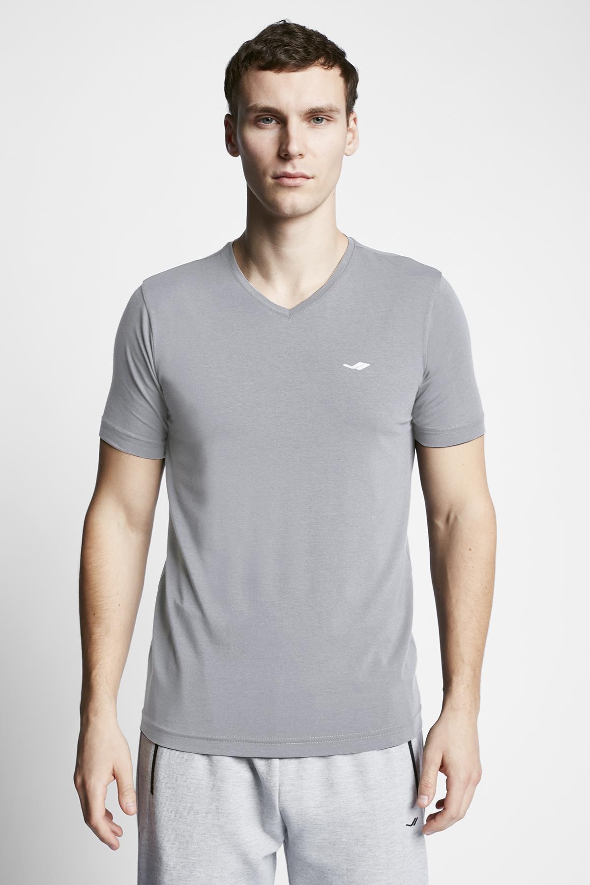 LESCON23BTEB001246-2687LESCON 23S-1246-23B KISA KOL TSHIRT