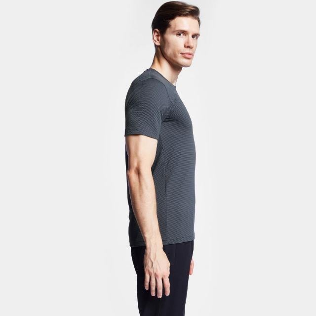 LESCON25BTEB001294-2554LESCON 25S-1294-25B KISA KOL TSHIRT