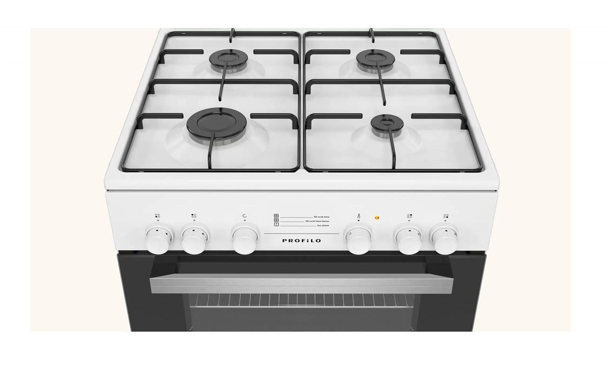 Profilo FRTSR13DBD Gazlı/Elektrikli Solo Fırın Beyaz