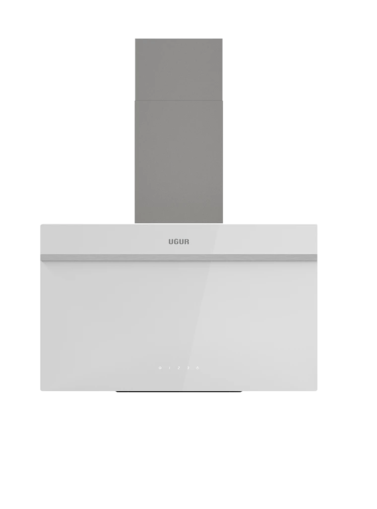 Uğur UAD 6011 BA3DHD Beyaz Cam Duvar Tipi Davlumbaz