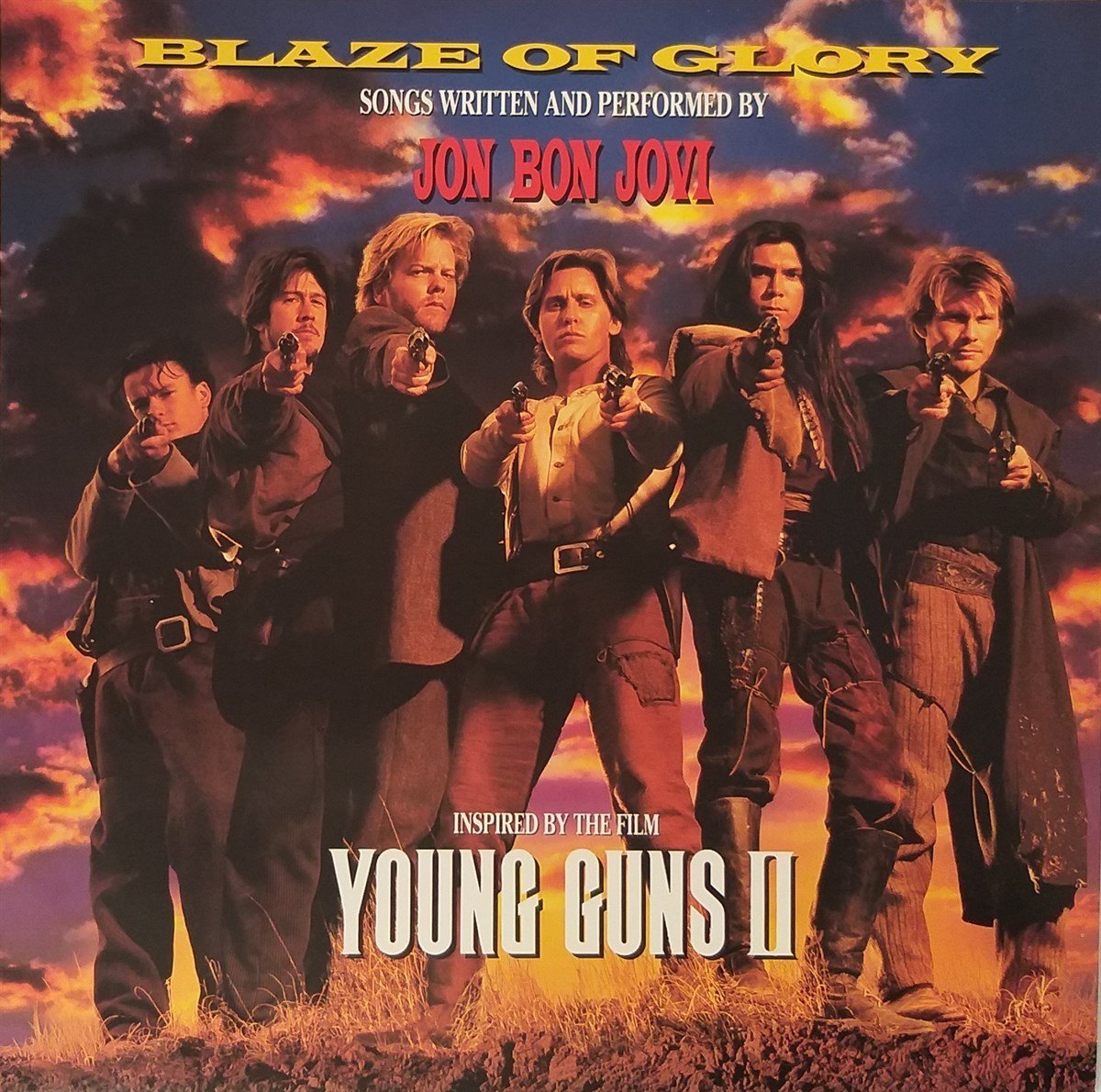 JON BON JOVI - BLAZE OF GLORY - YOUNG GUNS II  (ORIGINAL SOUNDTRACK)
