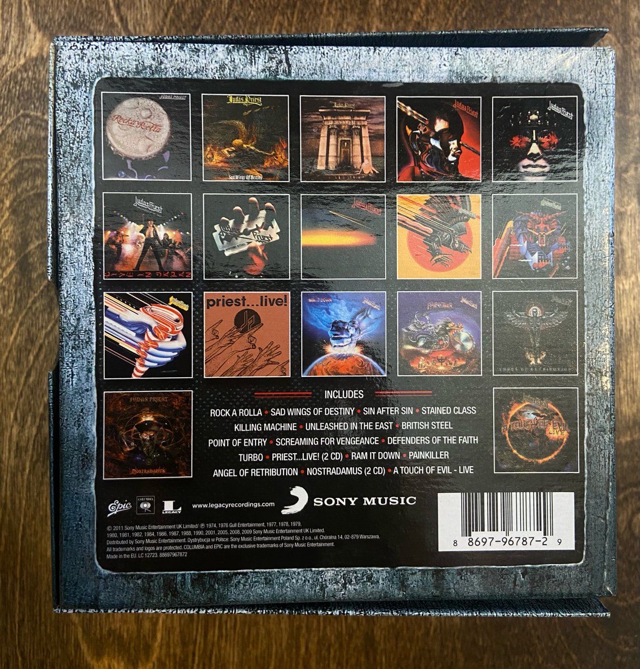 JUDAS PRIEST - THE COMPLETE ALBUMS COLLECTION (CD BOX SET) 