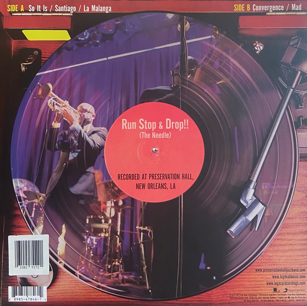 PRESERVATION HALL JAZZ BAND - RUN STOP & DROP !! (THE NEEDLE) 