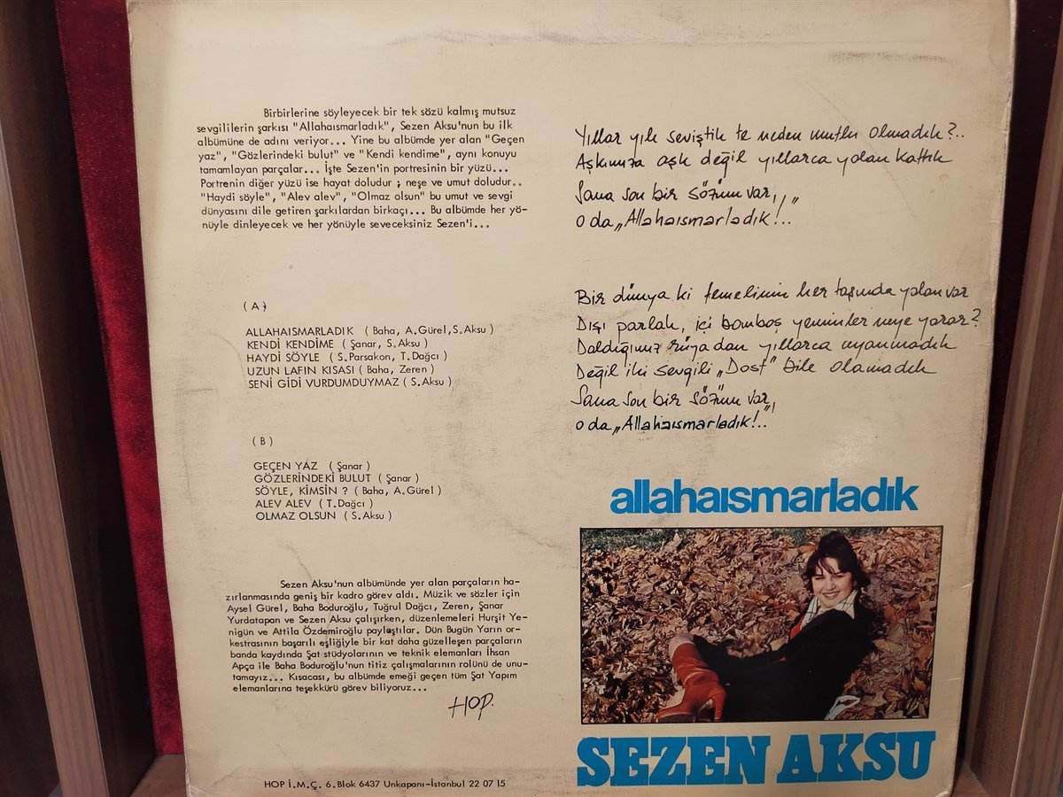 SEZEN AKSU - ALLAHAISMARLADIK