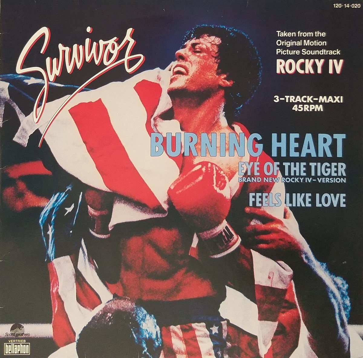 SURVIVOR - BURNING HEART (ROCKY IV)