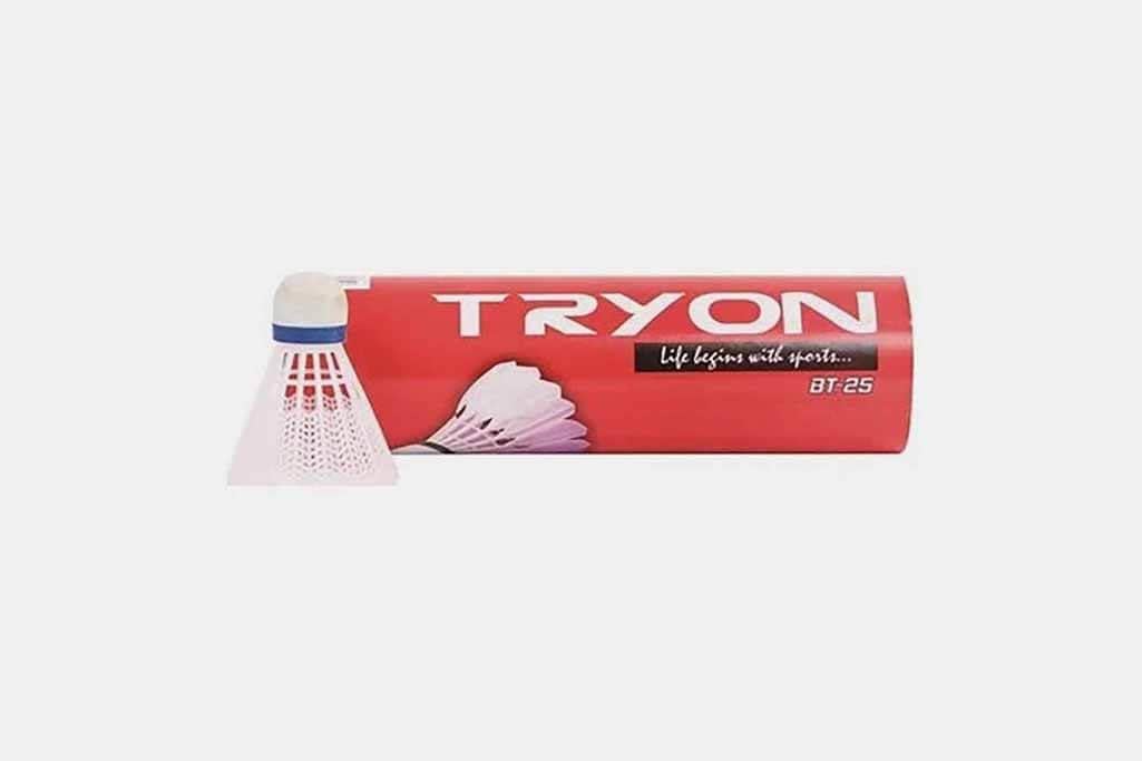 Tryon BT-25 Badminton Topu 6'lı - Dayanıklı ve Kesintisiz Oyun Deneyimi