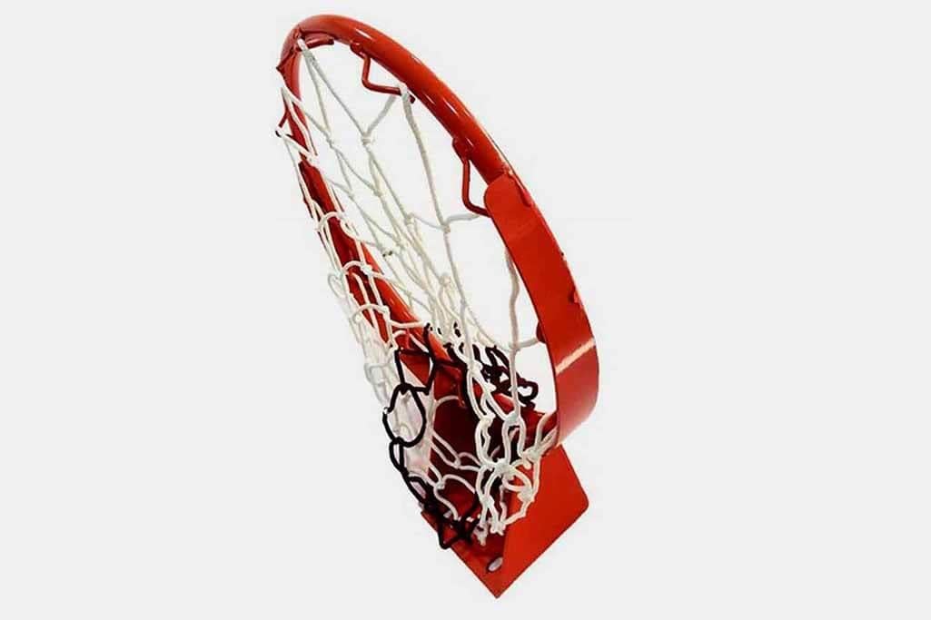 Bayspor Solid Sabit Basketbol Çemberi 45 cm Kancalı Fileli - Dayanıklı ve Güvenilir Malzeme ile Optimum Oyun Performansı ve Güvenlik