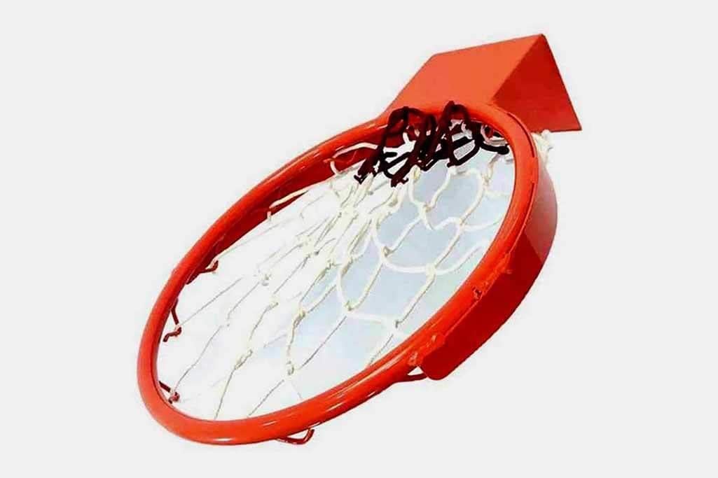 Bayspor Solid Sabit Basketbol Çemberi 45 cm Kancalı Fileli - Dayanıklı ve Güvenilir Malzeme ile Optimum Oyun Performansı ve Güvenlik