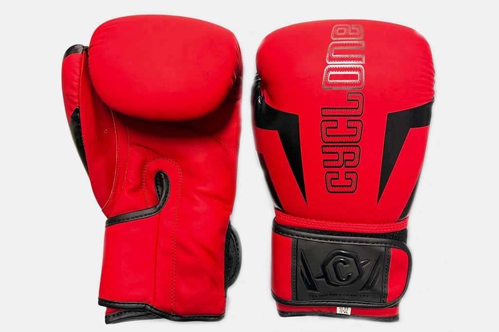 Cyclone Classic Gold Boks Eldiveni-Kırmızı