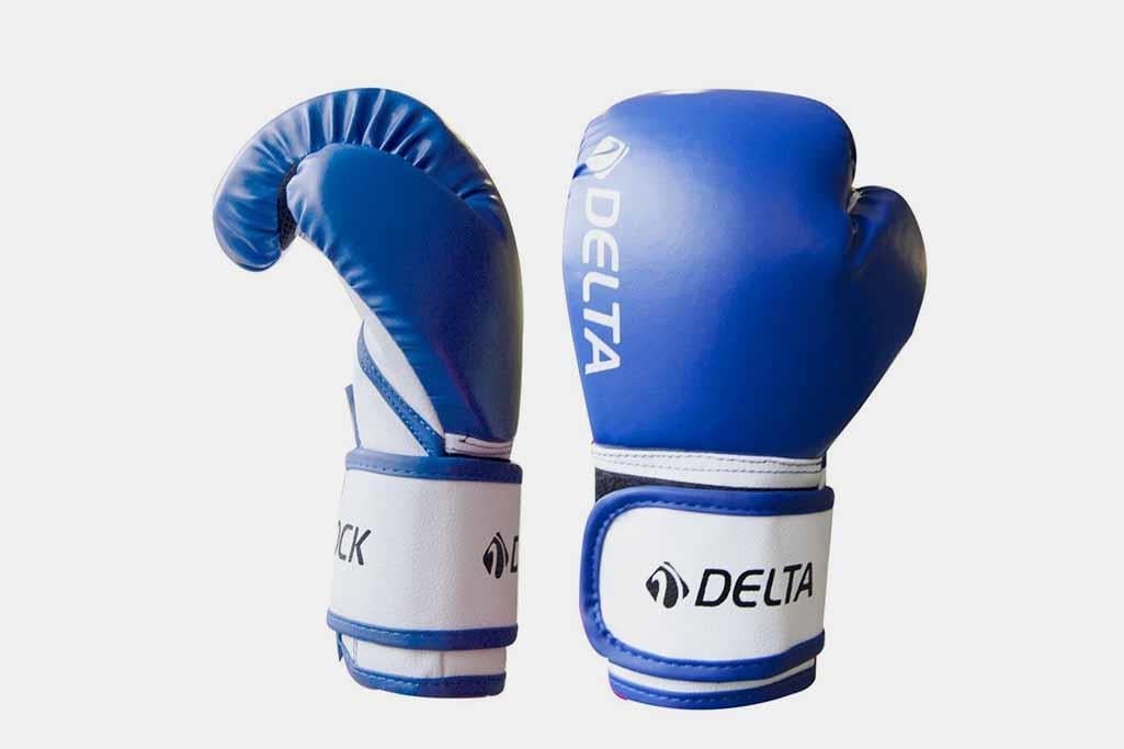 Delta Block Dura-Strong Çantalı Mavi-Beyaz Boks Eldiveni