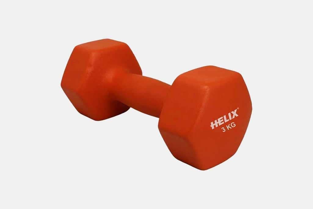 Etkili Kuvvet Antrenmanları için: Helix H-ND3KG Neopren Dambıl - 3 KG