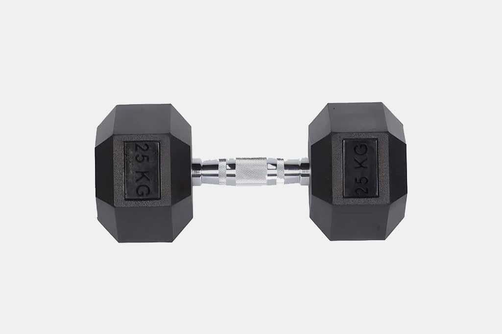 Güçlü ve Dayanıklı: Helix H-RD25KG Kauçuk Dambıl 25 KG