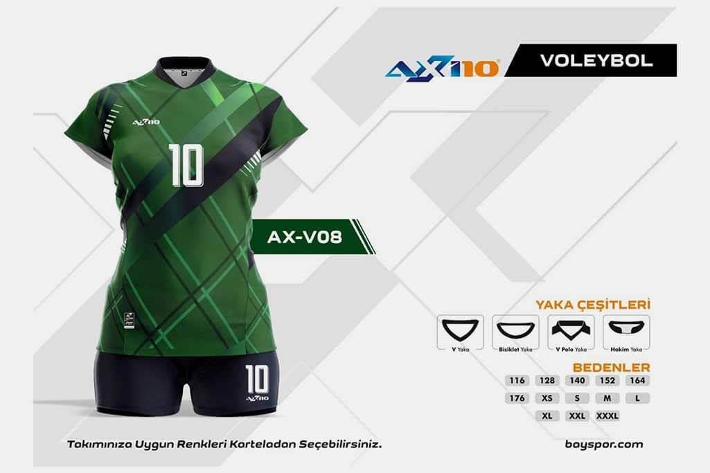 Axi10 AXV-08 Dijital Voleybol Forması - Yüksek Kaliteli Malzeme ve Konforlu Tasarım ile Optimum Oyun Performansı