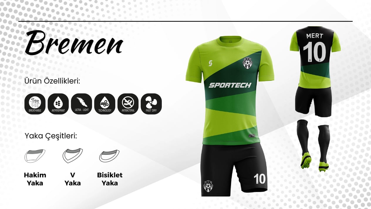 SPORTECH Bremen Dijital Futbol Forma Takımı