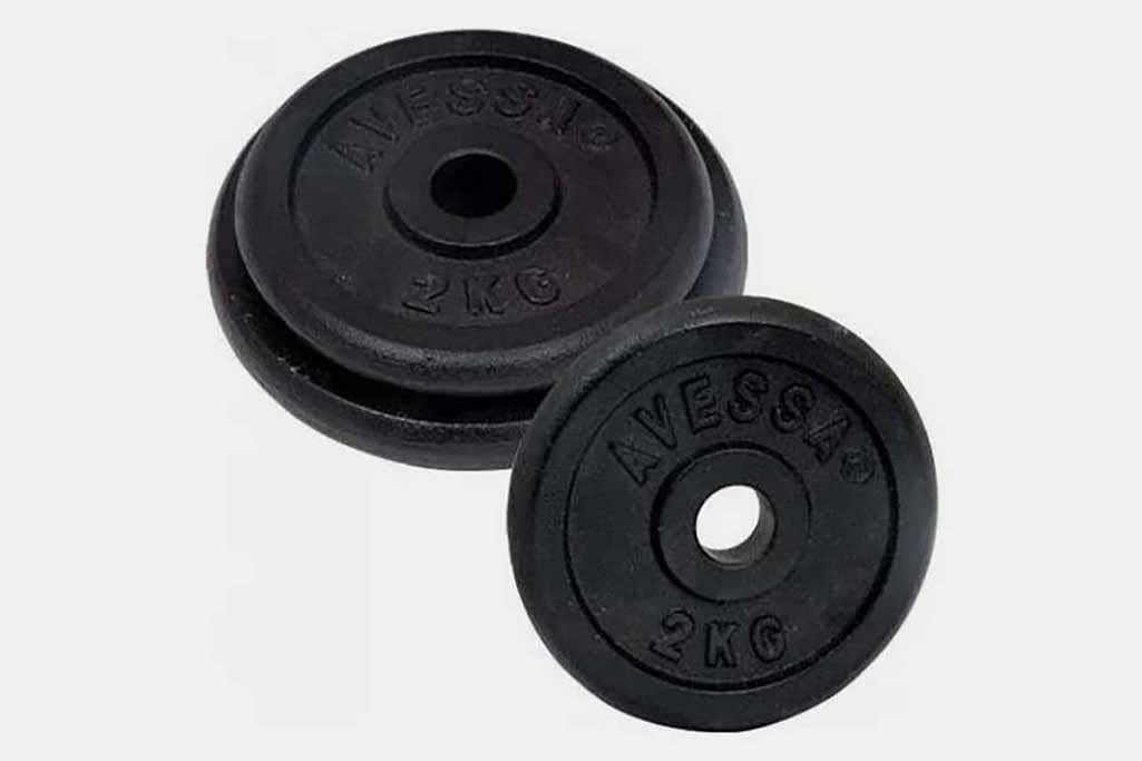 Dayanıklı ve Hafif: Avessa 2 KG Siyah Plaka