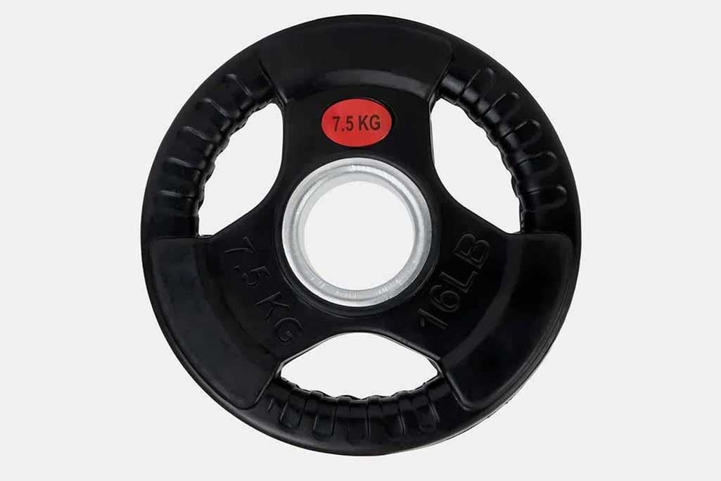 Yüksek Kaliteli Kauçuk Malzeme: Helix H-KKOP75KG Kauçuk Kaplı Olimpik Plaka 7,5 KG