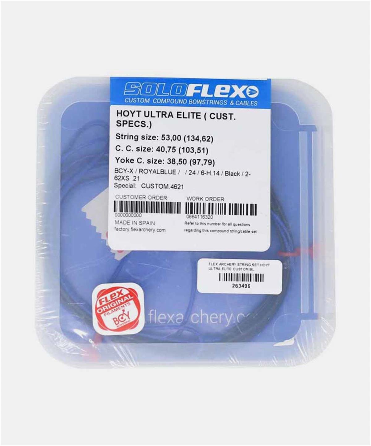 263496FLEX ARCHERYOkçulukFlex Archery Kiriş Seti Hoyt Ultra Elite Custom Mavi