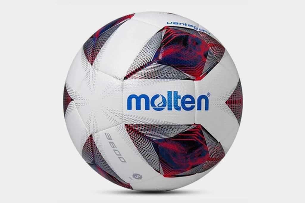 Molten F5A3600-R Pu Deri Hybrid Dikiş Yapıştıma Futbol Topu No:5