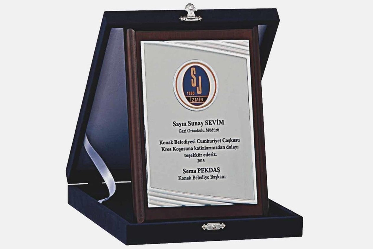 Bayspor M233 15 X 20cm Ahşap Plaket