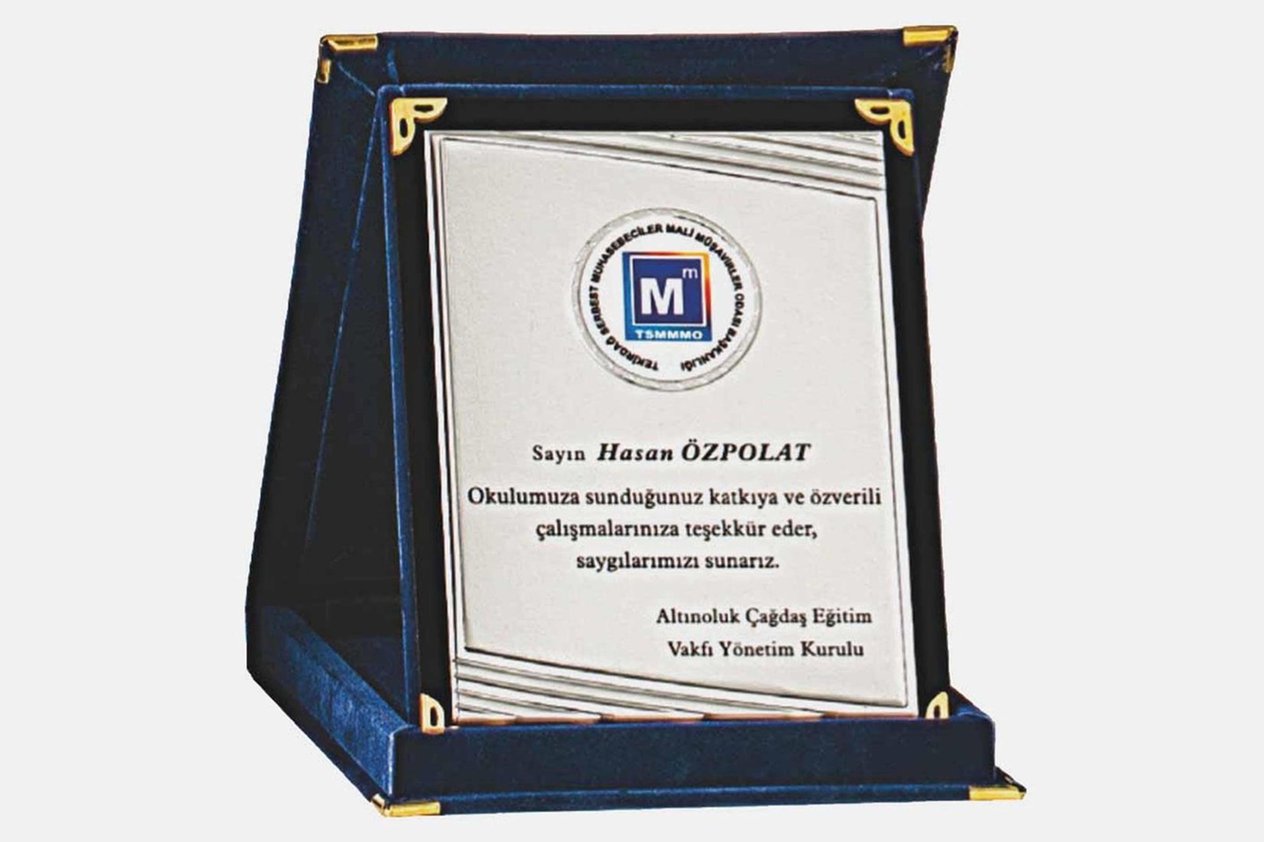 Bayspor M268 12 X 16cm Kadife  Plaket