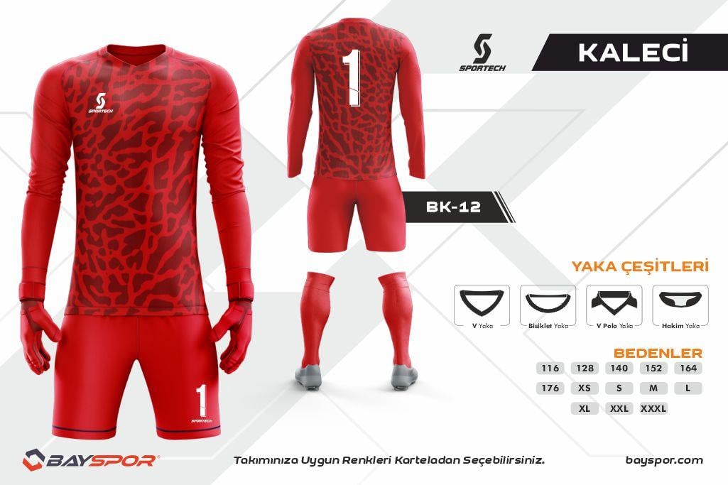 Özel tasarım kaleci forması