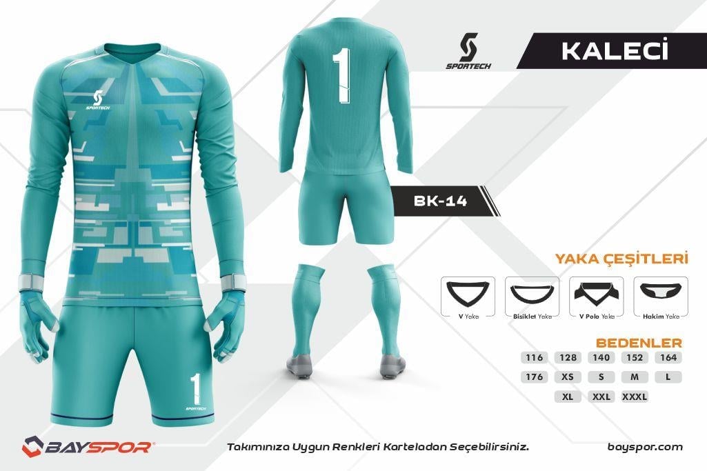 Grafik tasarım kaleci formları