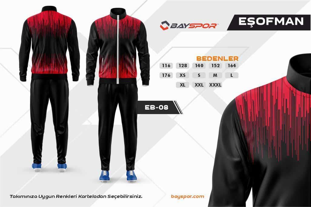 Sportech Dijital Baskılı Kamp Eşofman Takımı