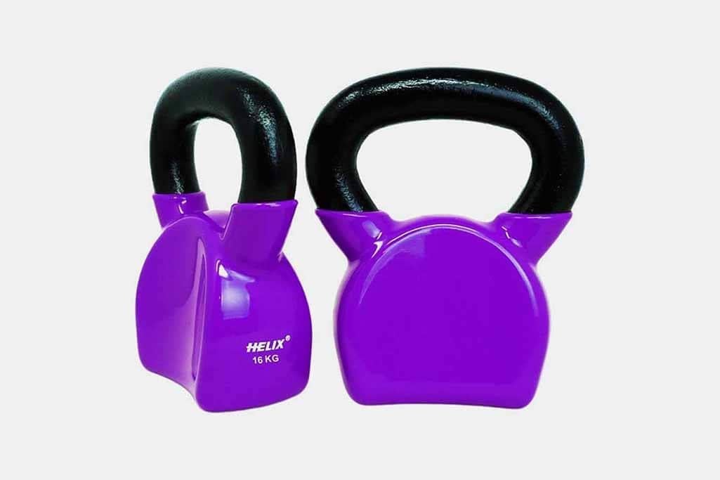 Helix 16 KG Vinyl Kettlebell: Ergonomik Tasarım ve Kaliteli Malzeme