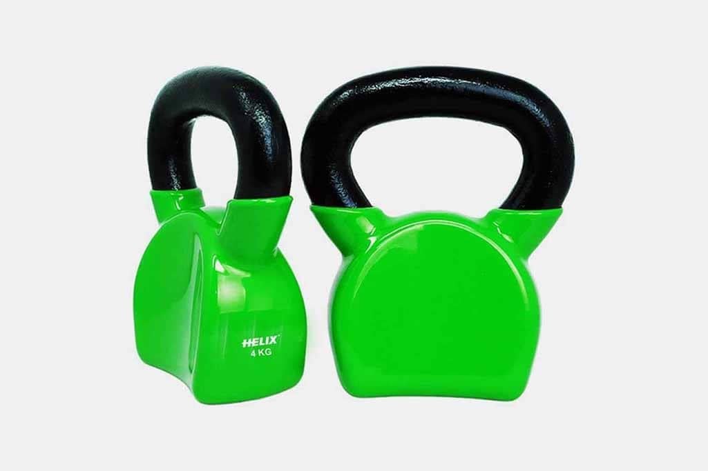 Fitness Egzersizlerinizi Zenginleştirin: Helix 4 KG Vinyl Kettlebell ile Güç Kazanın
