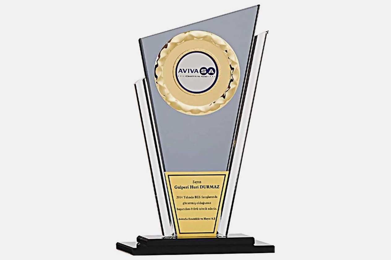 Bayspor M115 Kristal Plaket 27 cm