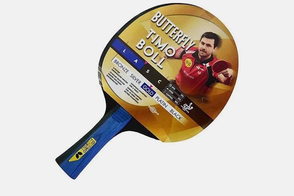 "Butterfly Timo Boll Gold Masa Tenis Raketi - Profesyonel Oyun Deneyimi ve Lüks Tasarım"
